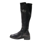 REMONTE High Boots Black Leather Womens UK 4
