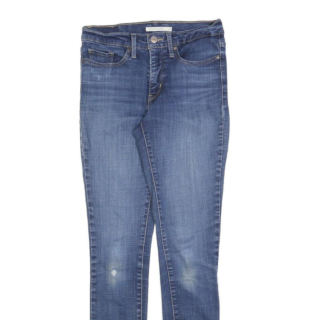 LEVI'S 311 Womens Jeans Blue Slim Skinny Denim Medium W27 L32 Classic Zip