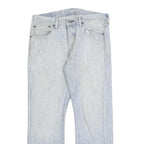 LEVI'S 501 Mens Jeans Blue Regular Straight Denim Light W32 L27 Button Cotton