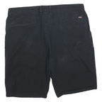 DICKIES Mens Black Casual Shorts XL W38 Cotton Blend Straight Fit Workwear