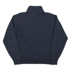 CHAMPION Mens Navy University Of San Diego 1/4 Zip Sweatshirt L Pullover Cotton