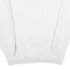 PROMODORO Mens Light Grey 1/4 Zip Sweatshirt L Cotton Pullover Casual