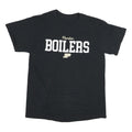 Mens Black Purdue Boilers Graphic T-Shirt M Short Sleeve Crew Neck Cotton Blend