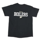 Mens Black Purdue Boilers Graphic T-Shirt M Short Sleeve Crew Neck Cotton Blend