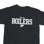 Mens Black Purdue Boilers Graphic T-Shirt M Short Sleeve Crew Neck Cotton Blend