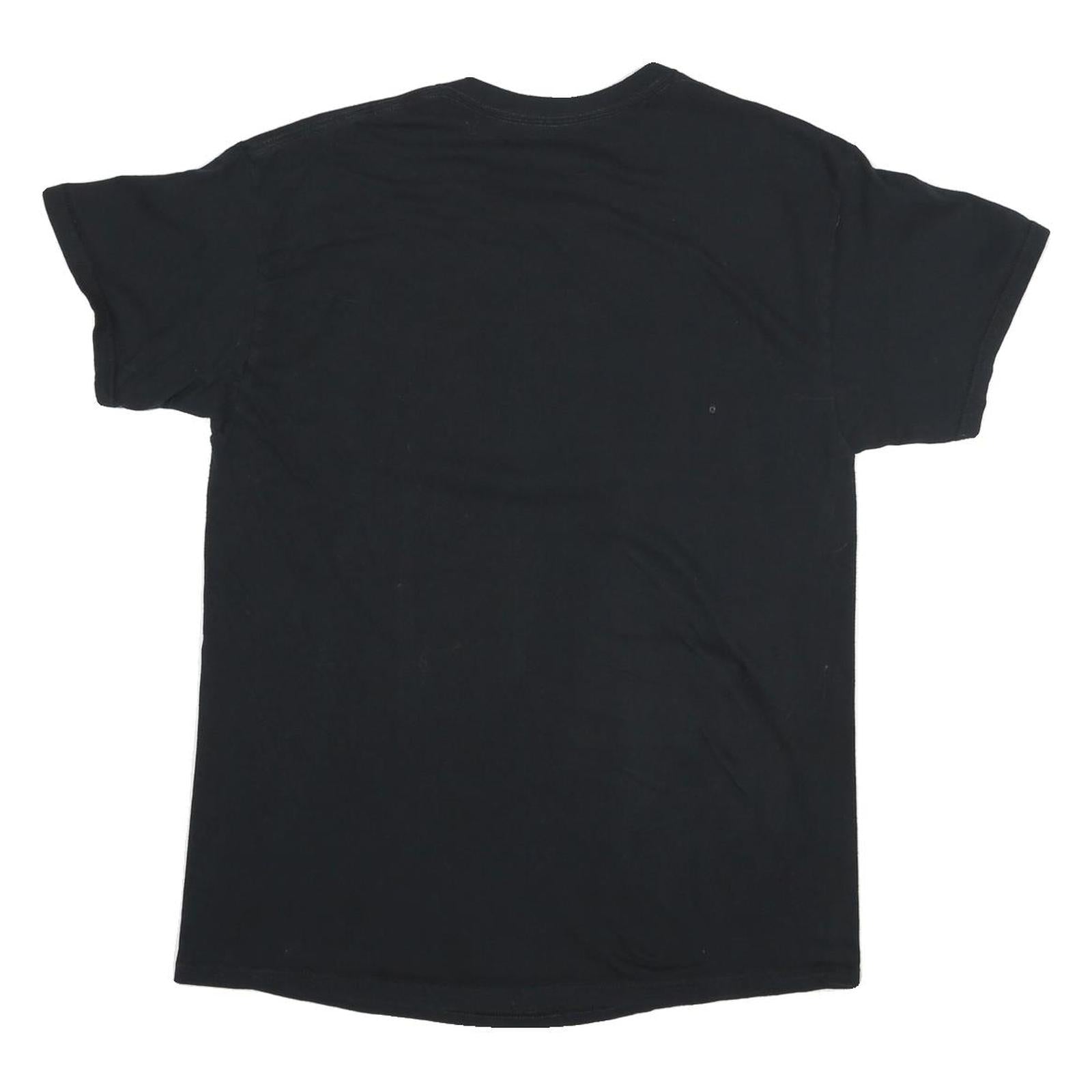 Mens Black Purdue Boilers Graphic T-Shirt M Short Sleeve Crew Neck Cotton Blend