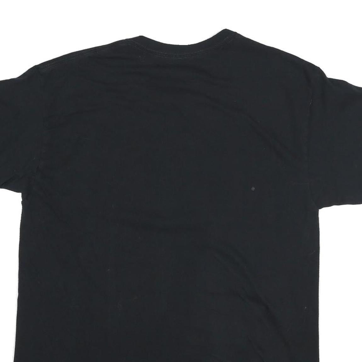 Mens Black Purdue Boilers Graphic T-Shirt M Short Sleeve Crew Neck Cotton Blend