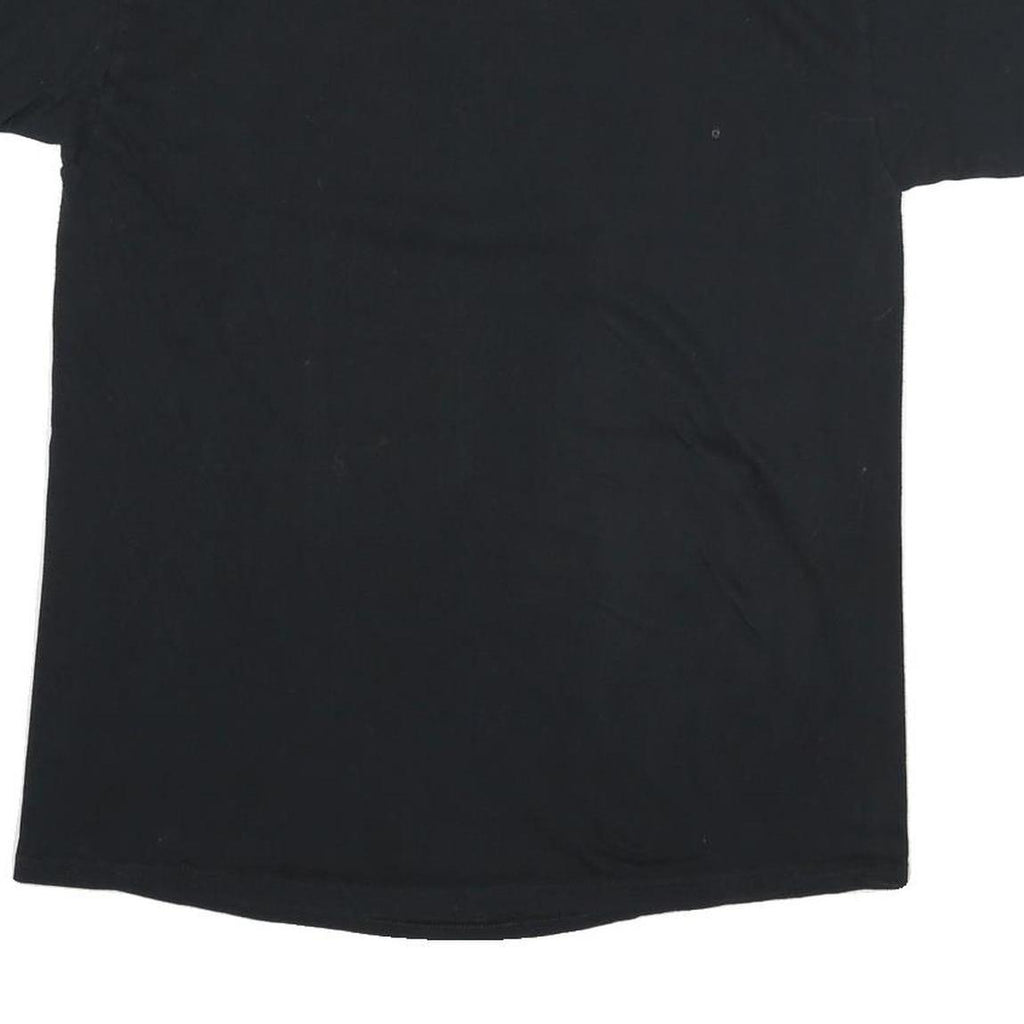 Mens Black Purdue Boilers Graphic T-Shirt M Short Sleeve Crew Neck Cotton Blend