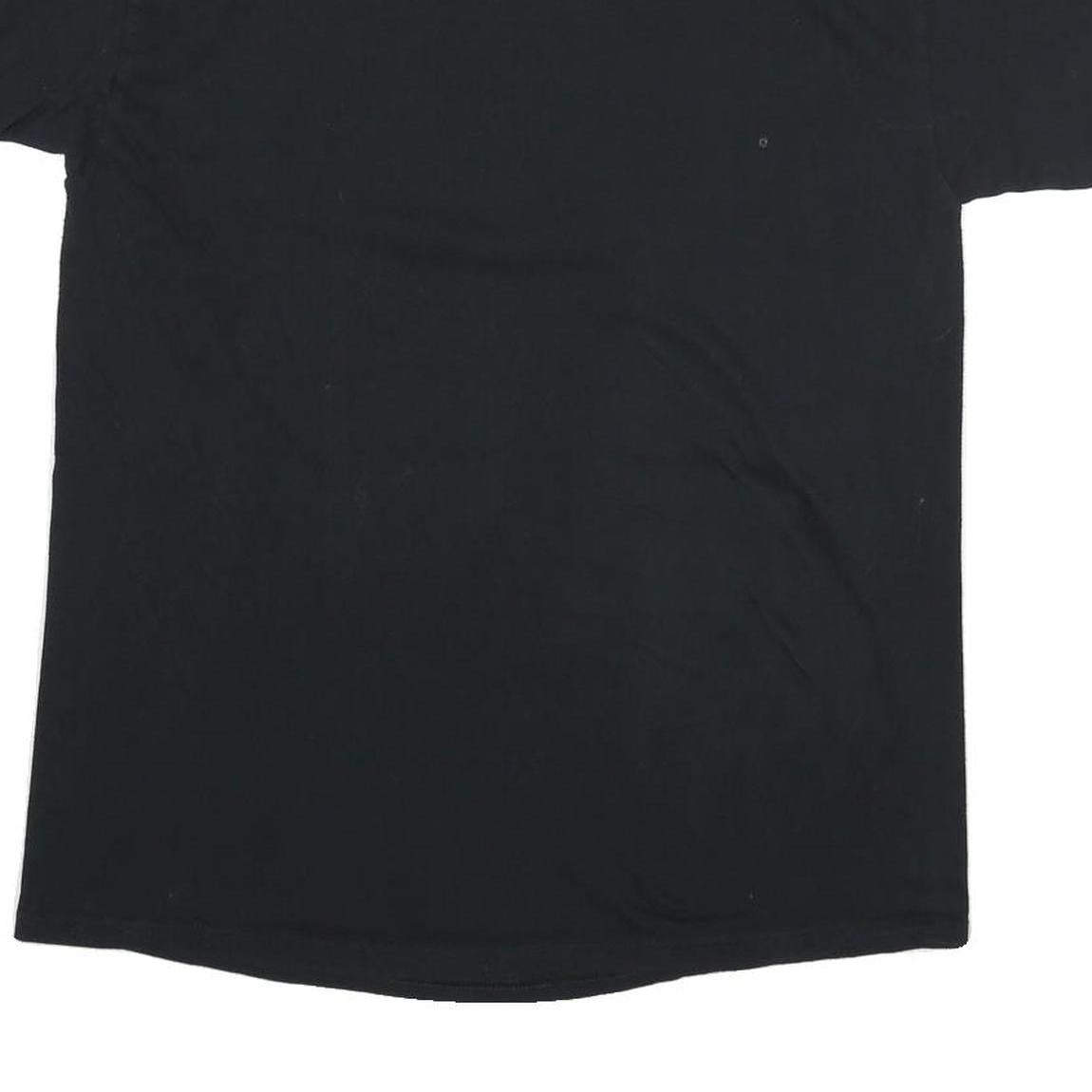 Mens Black Purdue Boilers Graphic T-Shirt M Short Sleeve Crew Neck Cotton Blend