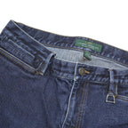 LAUREN RALPH LAUREN Womens Blue Regular Regular Fit Denim Jeans W34 L27 Stylish