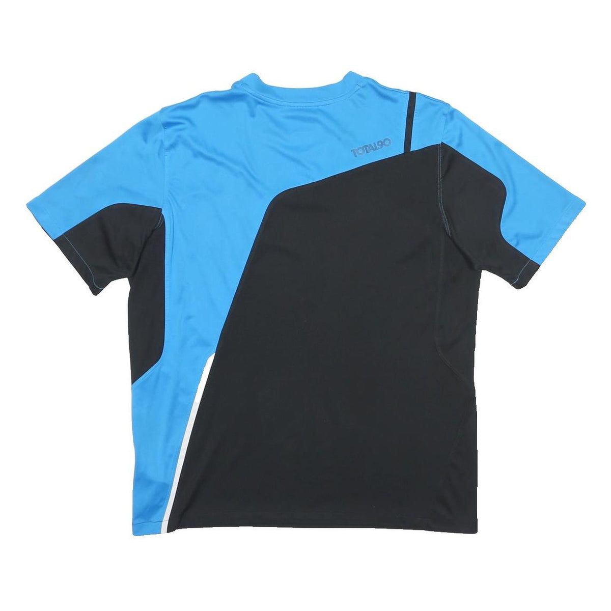 NIKE Mens Black & Blue Graphic T-Shirt L Short Sleeve Crew Neck Dri-Fit