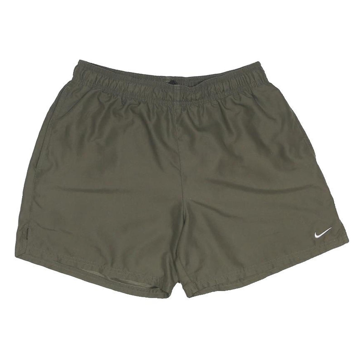 NIKE Mens Casual Green Shorts M W26 Lightweight Woven Sports Logo