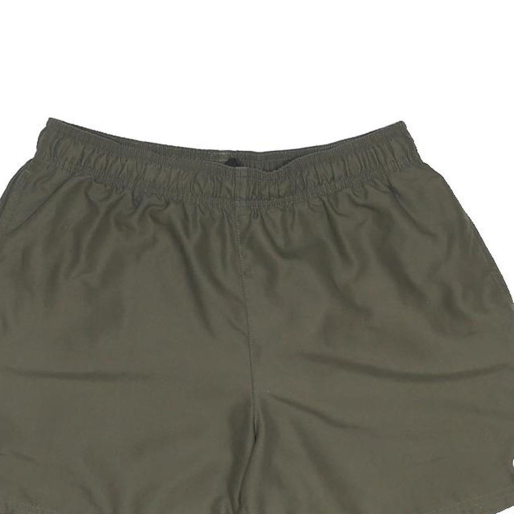 NIKE Mens Casual Green Shorts M W26 Lightweight Woven Sports Logo