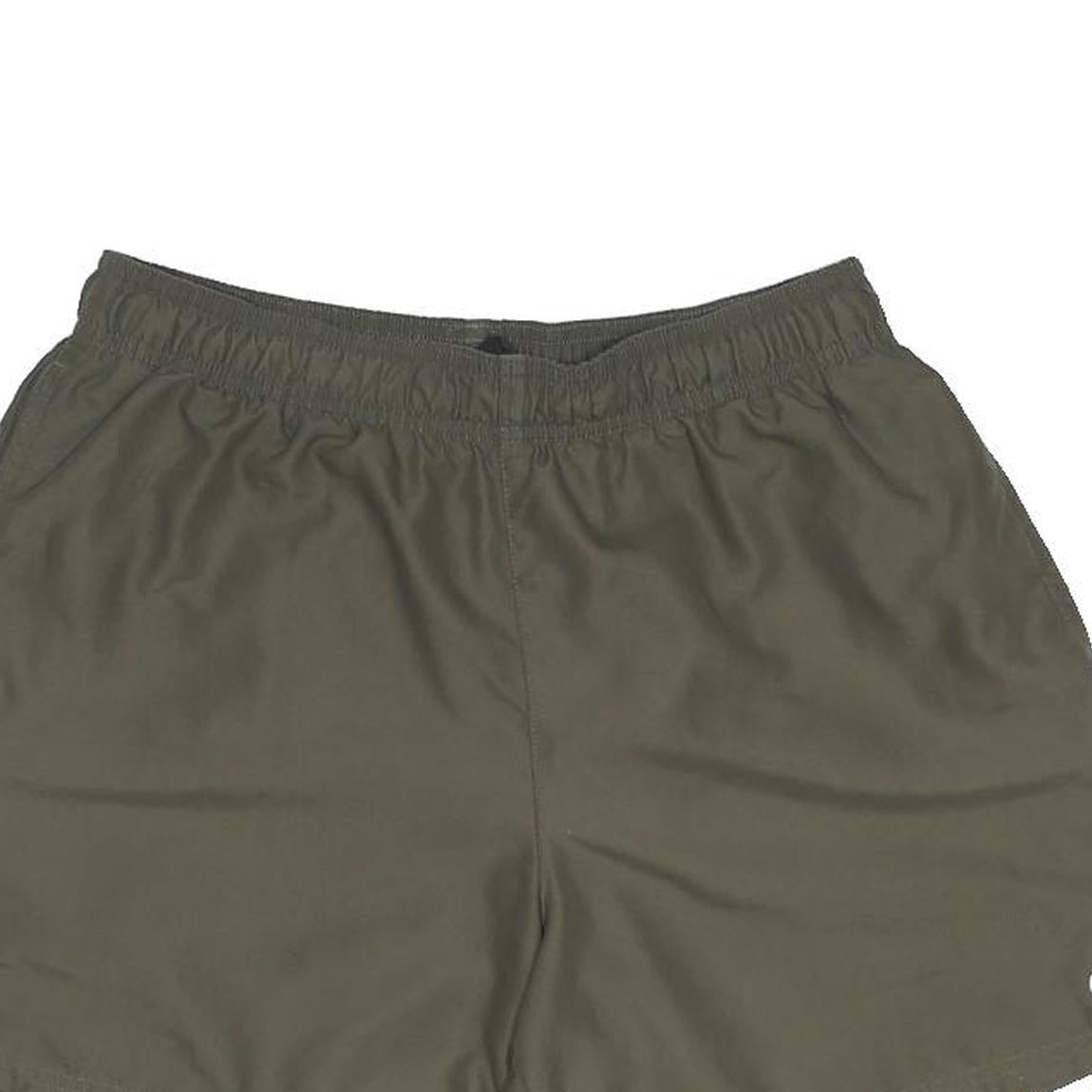 NIKE Mens Casual Green Shorts M W26 Lightweight Woven Sports Logo