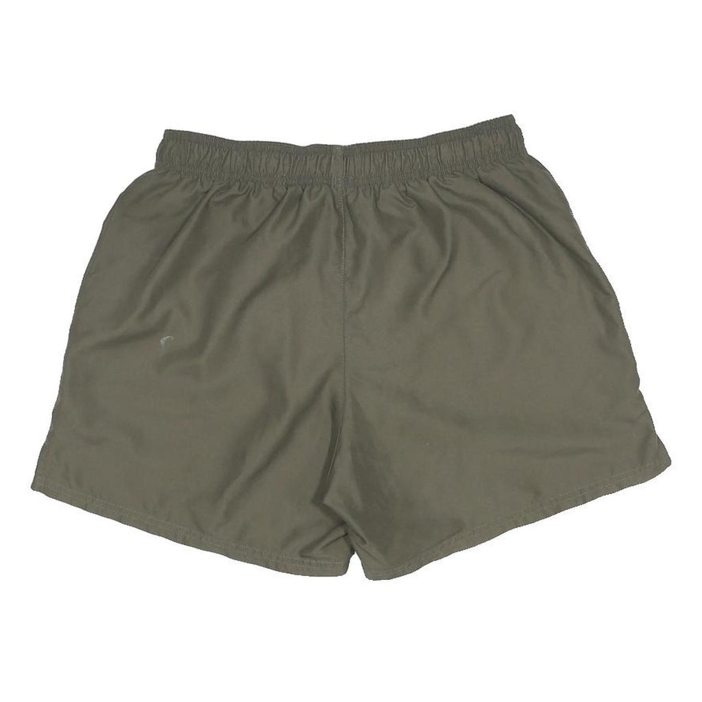 NIKE Mens Casual Green Shorts M W26 Lightweight Woven Sports Logo