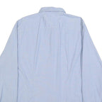 TOMMY HILFIGER Mens Blue Button-Down Shirt XL Classic Cotton Long Sleeve Smart