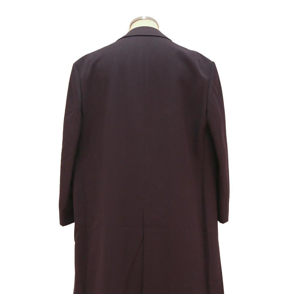 Mens Black Plain Classic Cotton Blend Button Jacket XL Casual Outerwear Coat