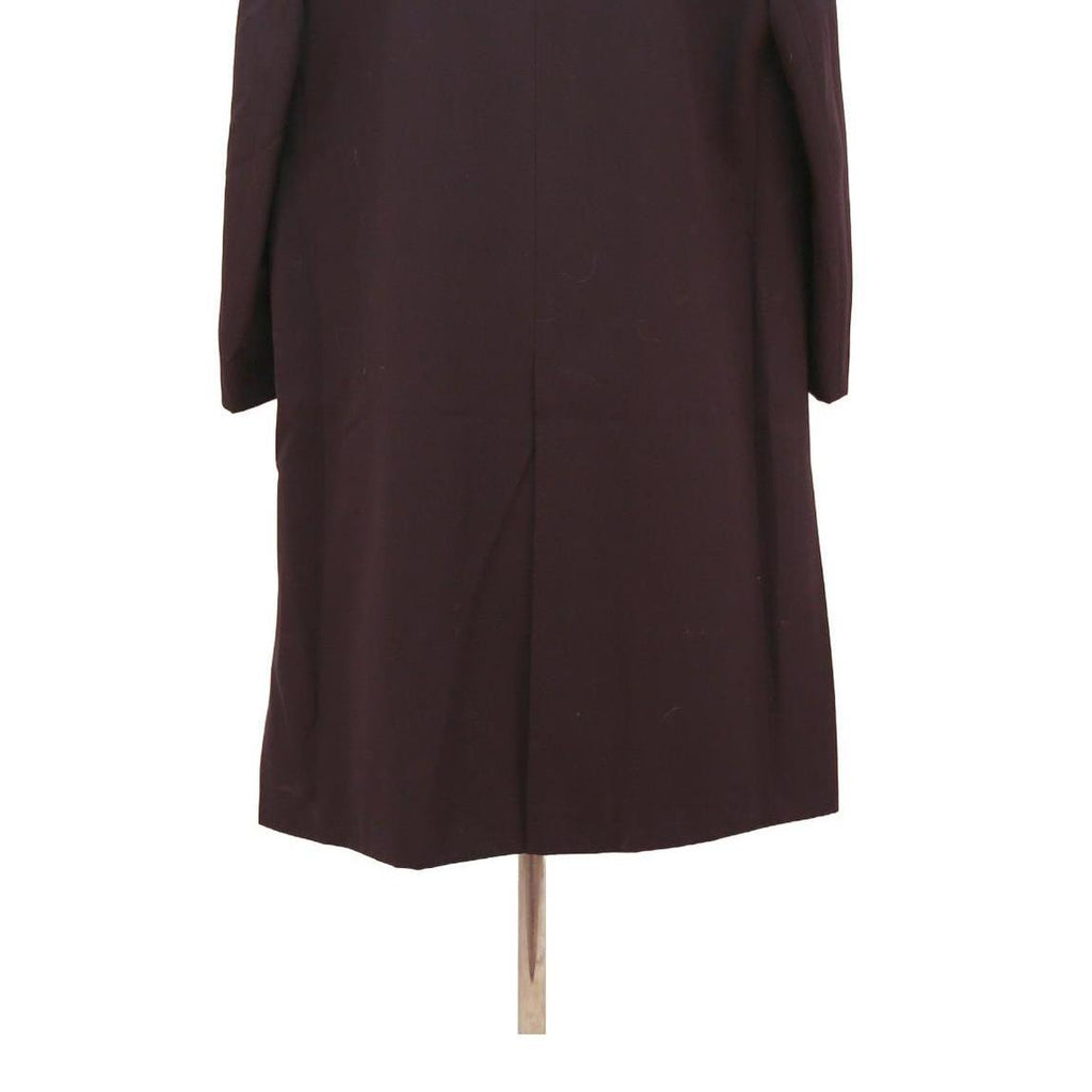 Mens Black Plain Classic Cotton Blend Button Jacket XL Casual Outerwear Coat