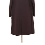 Mens Black Plain Classic Cotton Blend Button Jacket XL Casual Outerwear Coat