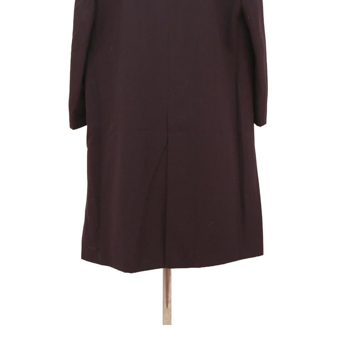 Mens Black Plain Classic Cotton Blend Button Jacket XL Casual Outerwear Coat