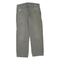 DICKIES Mens Regular Fit Straight Leg Denim Grey W36 L27 Workwear Zip Fly Pants