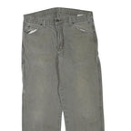DICKIES Mens Regular Fit Straight Leg Denim Grey W36 L27 Workwear Zip Fly Pants
