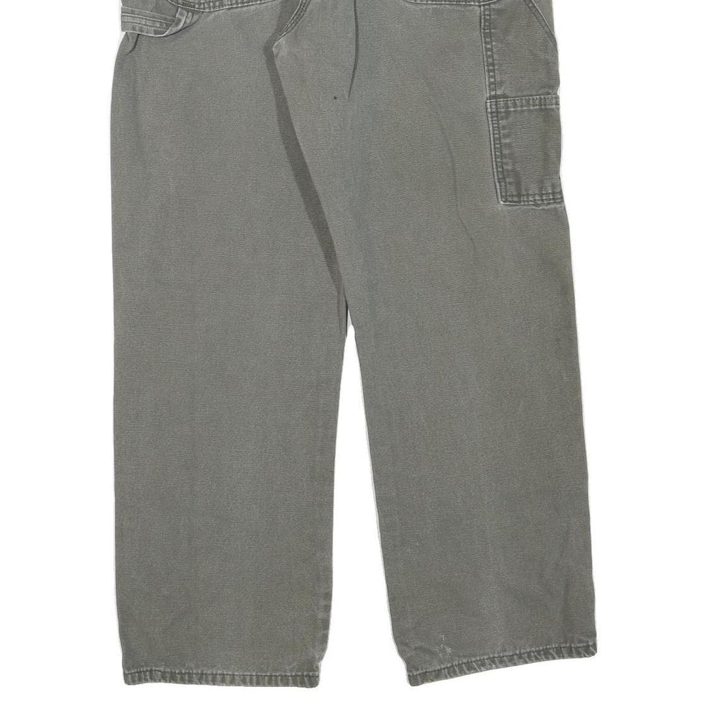 DICKIES Mens Regular Fit Straight Leg Denim Grey W36 L27 Workwear Zip Fly Pants