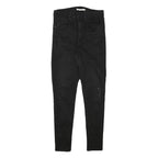 LEVI'S Womens Black Slim Skinny Denim Jeans W30 L29 Cotton Blend Zip