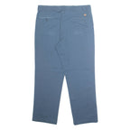 DICKIES Chino Workwear 874 Mens Trousers Blue Regular Straight W38 L30