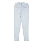LEVI'S 711 Womens Slim Skinny Denim Light Blue W24 L25 Zip Fastening