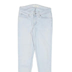 LEVI'S 711 Womens Slim Skinny Denim Light Blue W24 L25 Zip Fastening