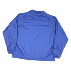 SPORTS TEK Mens Blue Kentucky Mustang Button Jacket XL Nylon Plain Lightweight