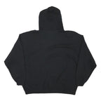 GILDAN Mens Black Coca-Cola Hoodie XL Cotton Blend Pullover Casual Sweatshirt