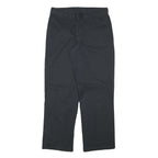 DICKIES Mens Regular Fit Black Cotton Blend Trousers W31 L28 Workwear Zip