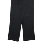 DICKIES Mens Cotton Blend Black Regular Straight Trousers W32 L32 Classic Zip