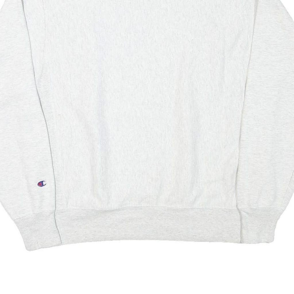 CHAMPION Mens Grey Cannon Beach Crew Neck M Cotton Blend Sweatshirt Pullover