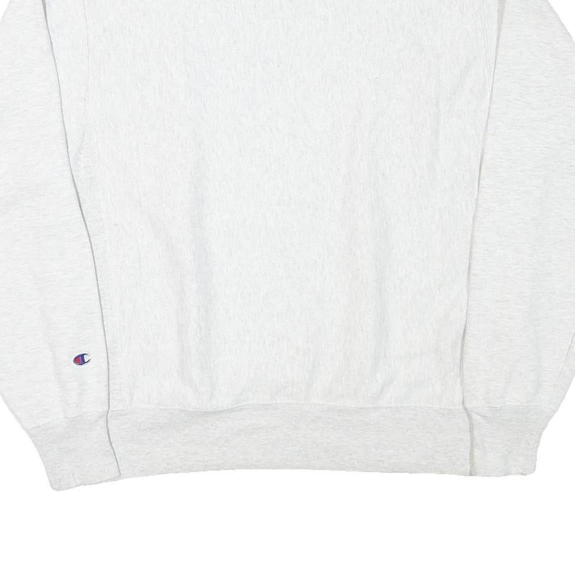 CHAMPION Mens Grey Cannon Beach Crew Neck M Cotton Blend Sweatshirt Pullover