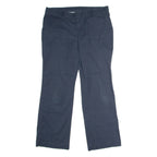 DICKIES Workwear Womens Trousers Blue Regular Straight W34 L28