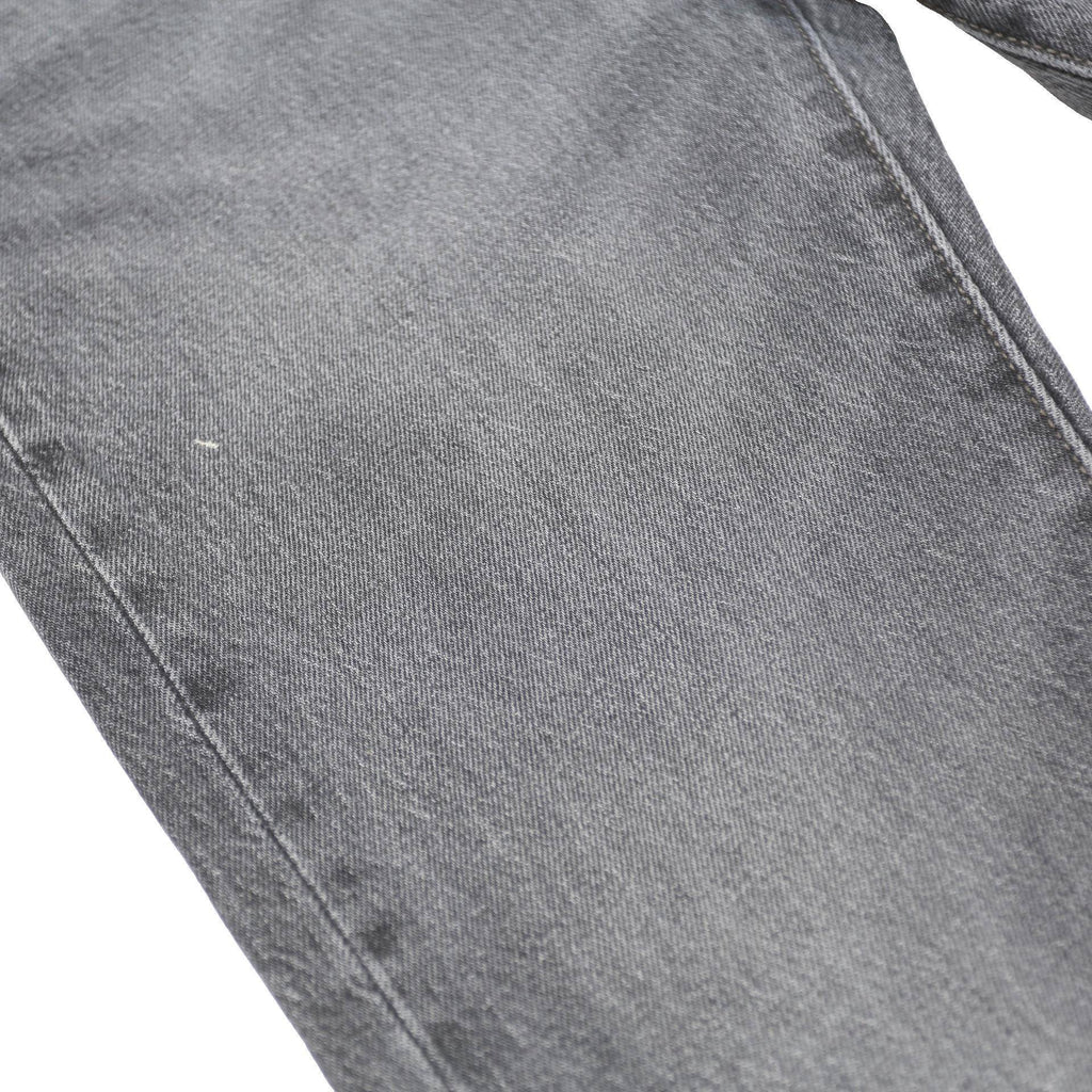 LEVI'S 501S Womens Slim Grey Denim Medium W24 L30 Slim Fit Zip Jeans