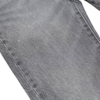 LEVI'S 501S Womens Slim Grey Denim Medium W24 L30 Slim Fit Zip Jeans