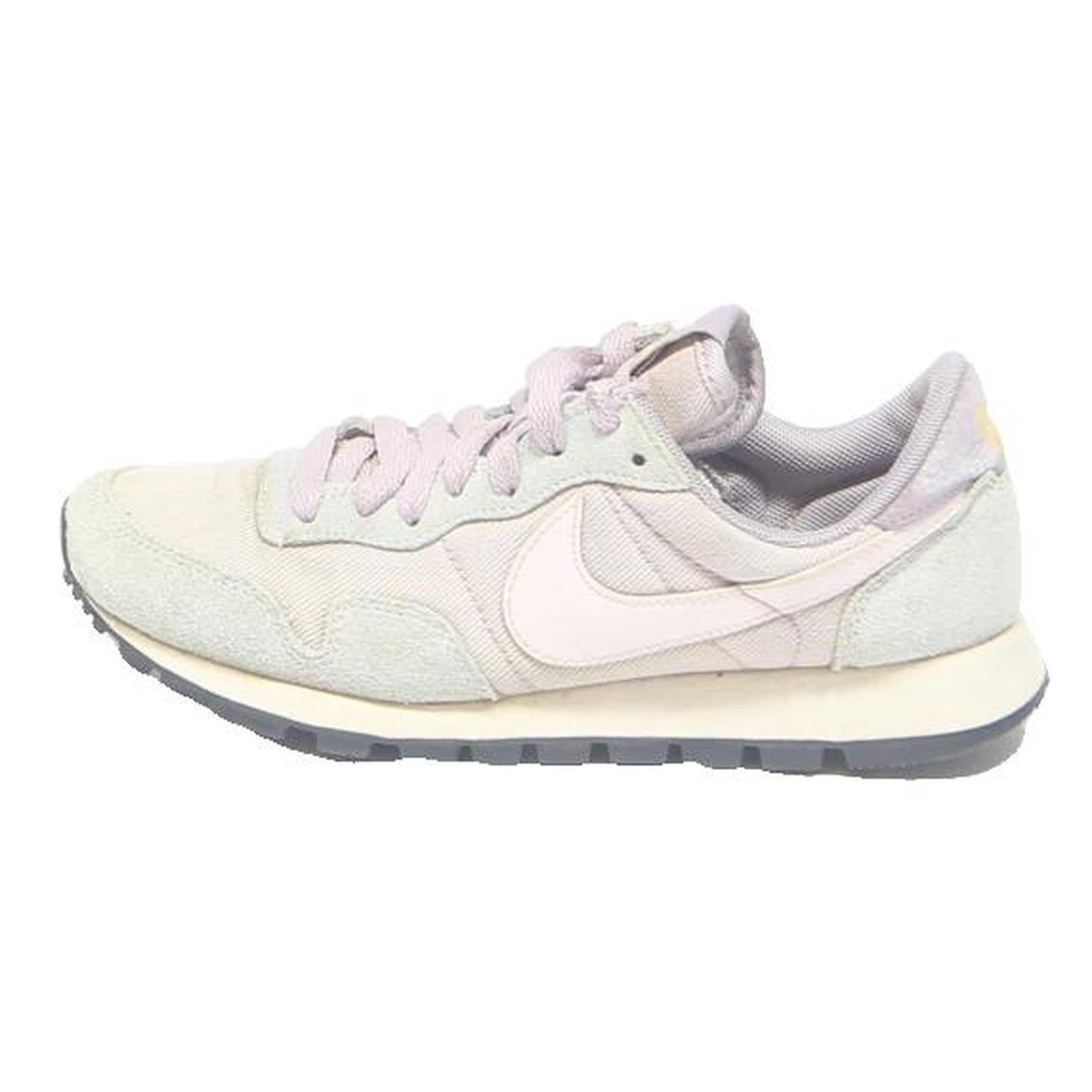 NIKE Internationalist Womens Trainers Sneaker Synthetic UK 4 Light Grey & Pink
