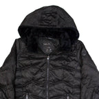 NAUTICA Insulated Womens Puffer Coat Black Hooded L