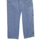 DICKIES Mens Regular Blue Denim Straight Jeans W34 L31 Durable Workwear Zip