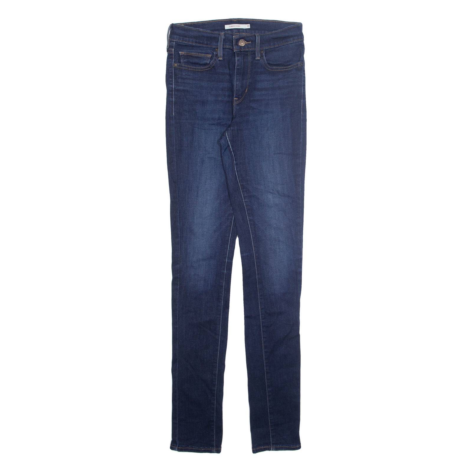 LEVI'S Womens Jeans Blue Regular Tapered Stone Wash W28 L33