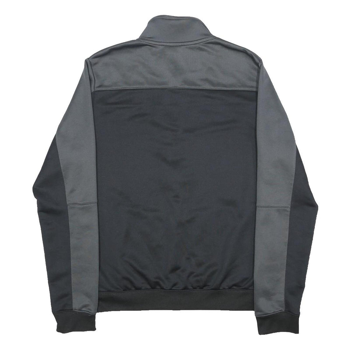 NIKE Mens Black & Dark Grey Sports Zip Jacket S Polyester Track Top