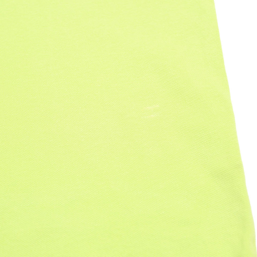 KAPPA Mens Lime Green Short Sleeve Plain L Cotton Polo Shirt Classic Fit