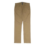 CHAPS Mens Cotton Blend Beige Regular Fit Straight Leg Trousers W32 L33