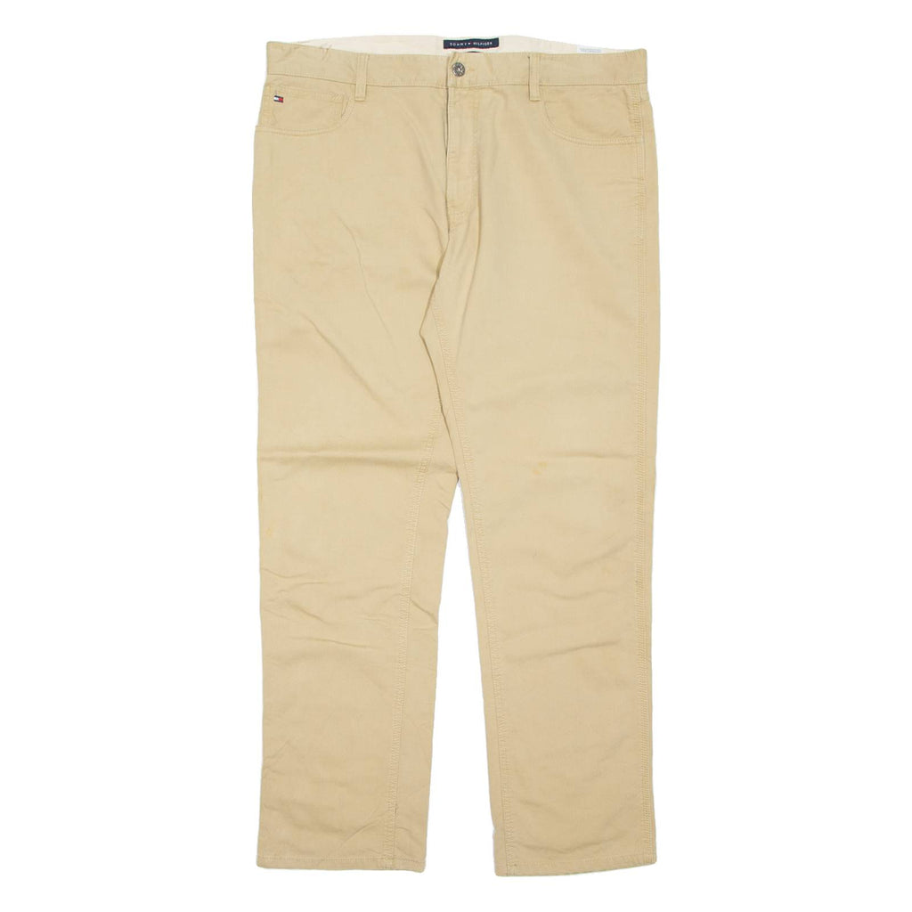 TOMMY HILFIGER Mens Trousers Beige Regular Straight W36 L32