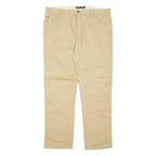 TOMMY HILFIGER Mens Trousers Beige Regular Straight W36 L32