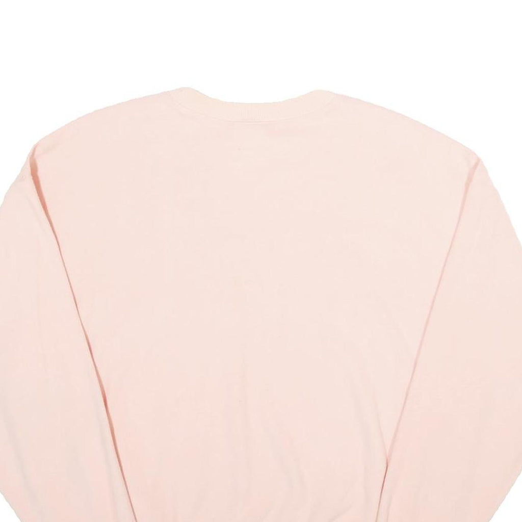 CHAMPION Womens Pink Crew Neck M Sweatshirt Long Sleeve Logo Pullover